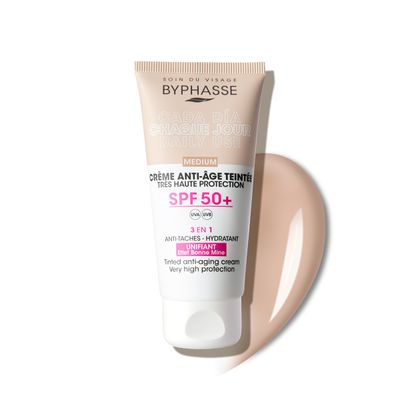 Crema Facial Con Color Spf 50 Byphasse Medium